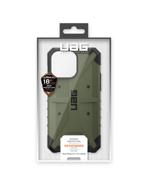 UAG Pathfinder Backcover MagSafe iPhone 14 Pro Max - Olive