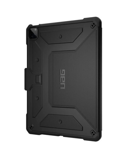 UAG Metropolis Bookcase iPad Pro 12.9 (2021 / 2022) - Zwart / Schwarz / Black