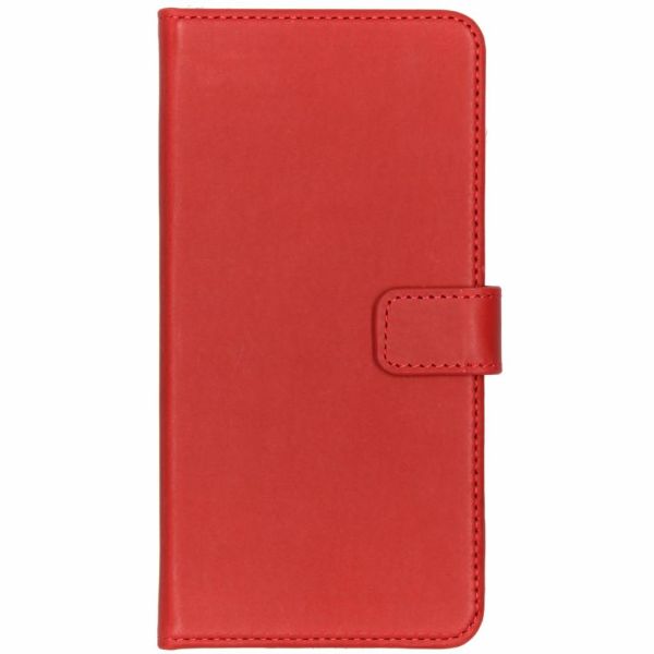 Selencia Echt Lederen Bookcase Motorola Moto G6 Plus
