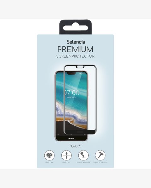Selencia Gehard Glas Premium Screenprotector Nokia 7.1