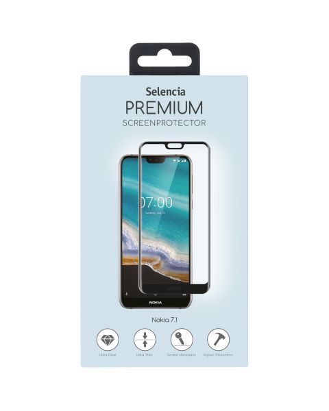 Selencia Gehard Glas Premium Screenprotector Nokia 7.1
