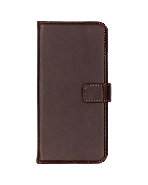 Selencia Echt Lederen Bookcase Huawei P30 Pro - Bruin / Braun  / Brown