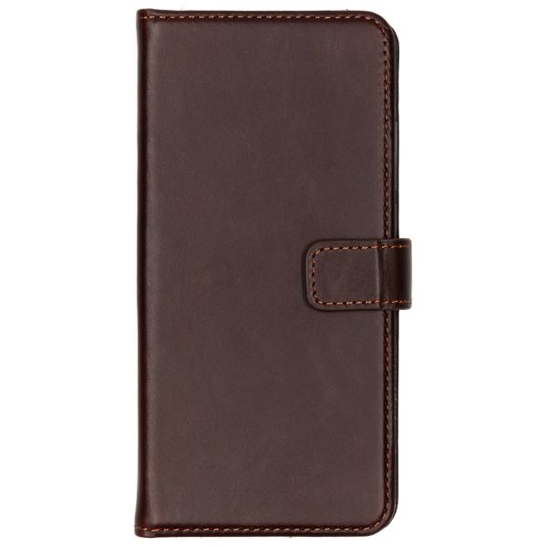 Selencia Echt Lederen Bookcase Huawei P30 Pro - Bruin / Braun  / Brown