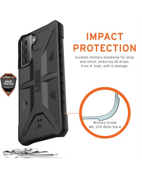 UAG Pathfinder Backcover Samsung Galaxy S21 - Zwart / Schwarz / Black