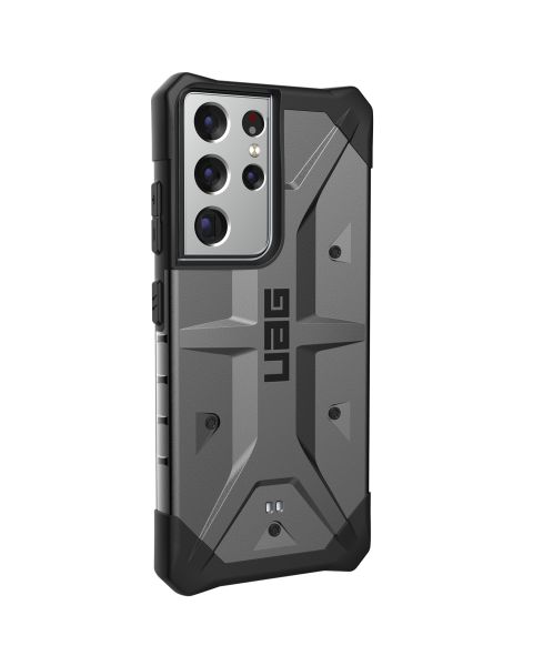 UAG Pathfinder Backcover Samsung Galaxy S21 Ultra - Zilver / Silber   / Silver