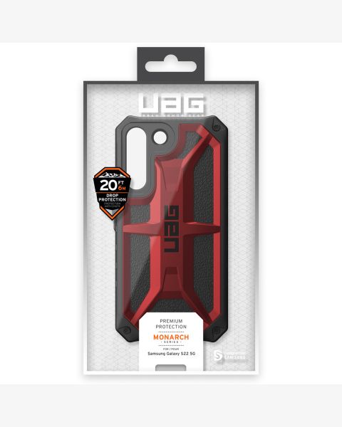 UAG Monarch Backcover Samsung Galaxy S22 - Crimson