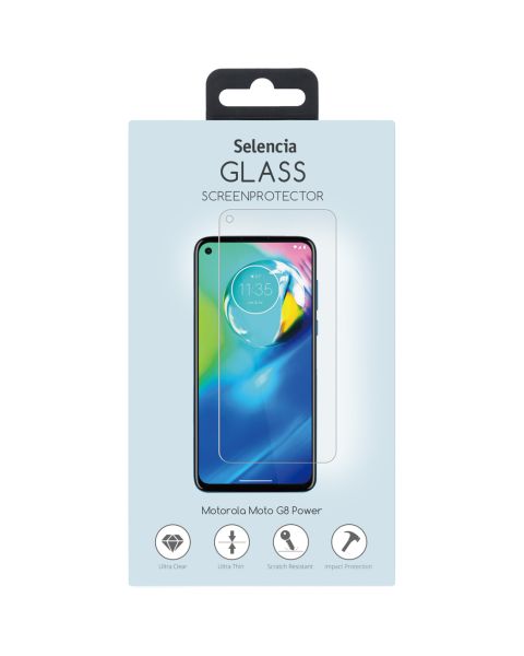 Selencia Gehard Glas Screenprotector Motorola Moto G8 Power