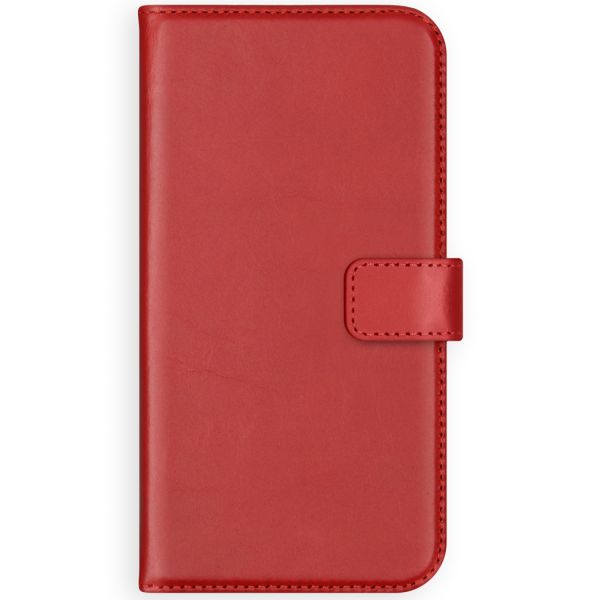 Selencia Echt Lederen Bookcase iPhone SE / 5 / 5s - Rood / Rot / Red