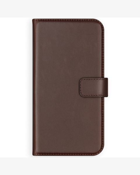 Selencia Echt Lederen Bookcase iPhone SE / 5 / 5s