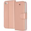 Wallet Softcase Booktype iPhone SE / 5 / 5s - Rosé Goud / Rosé Gold