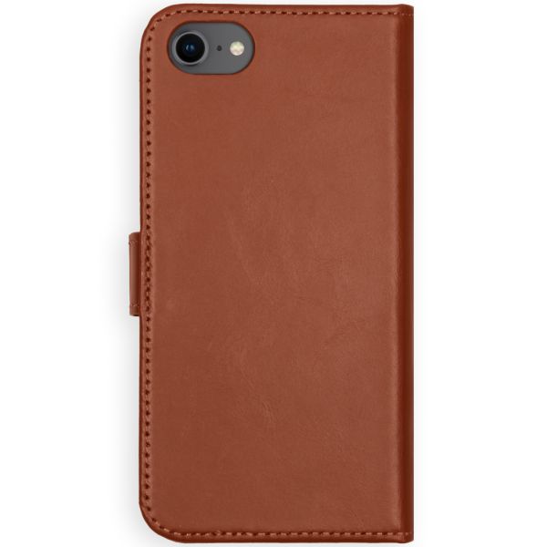 Selencia Echt Lederen Bookcase iPhone SE (2022 / 2020) / 8 / 7 / 6(s)