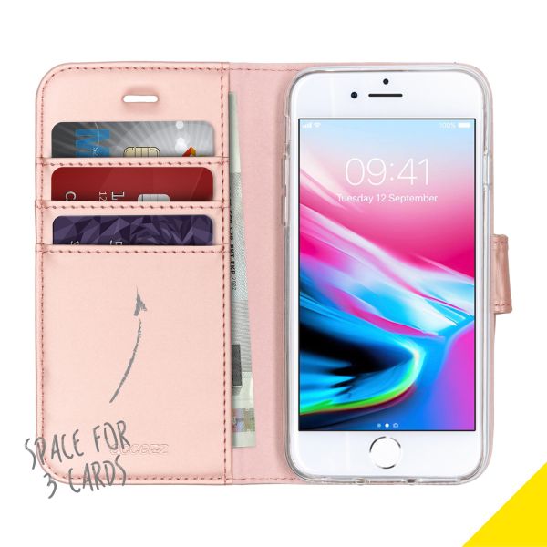 Accezz Wallet Softcase Bookcase iPhone SE (2022 / 2020) / 8 / 7 / 6(s)