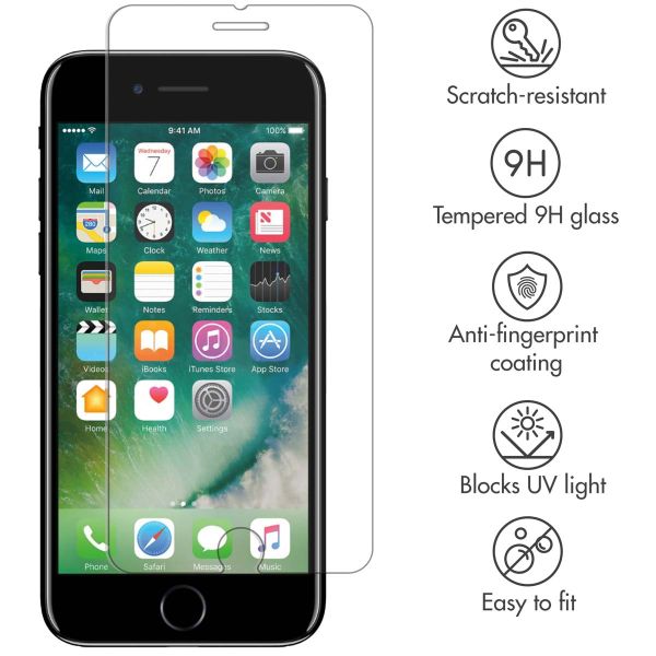 Selencia Gehard Glas Screenprotector iPhone 8 / 7 / 6s / 6