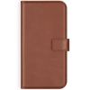 Selencia Echt Lederen Bookcase Samsung Galaxy A20e - Lichtbruin / Hellbraun  / Light Brown