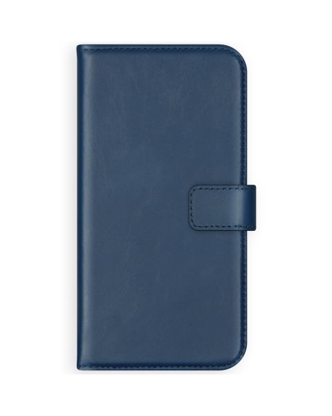 Selencia Echt Lederen Bookcase Samsung Galaxy A20e - Blauw / Blau / Blue