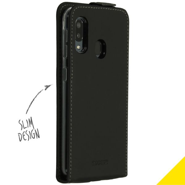 Accezz Flipcase Samsung Galaxy A20e - Zwart / Schwarz / Black