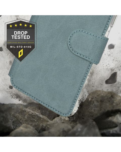 Accezz Xtreme Wallet Bookcase Samsung Galaxy A21s - Lichtblauw / Hellblau / Light Blue