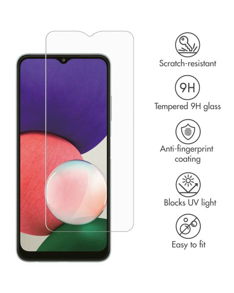 Selencia Gehard Glas Screenprotector Samsung Galaxy A22 (5G)