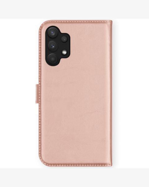 Selencia Echt Lederen Bookcase Samsung Galaxy A32 (4G) - Roze / Rosa / Pink