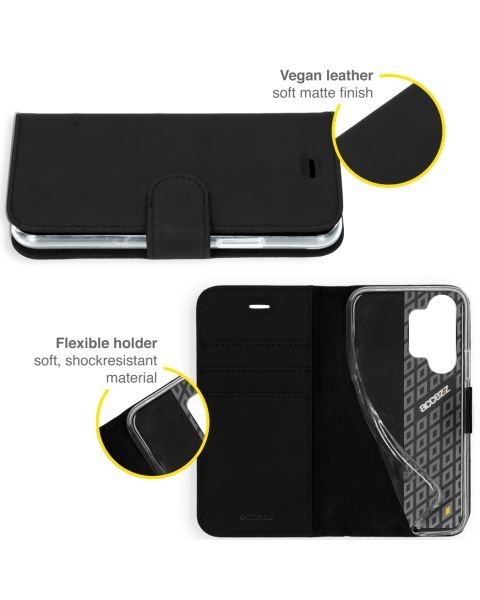 Accezz Wallet Softcase Bookcase Samsung Galaxy A32 (4G) - Zwart / Schwarz / Black