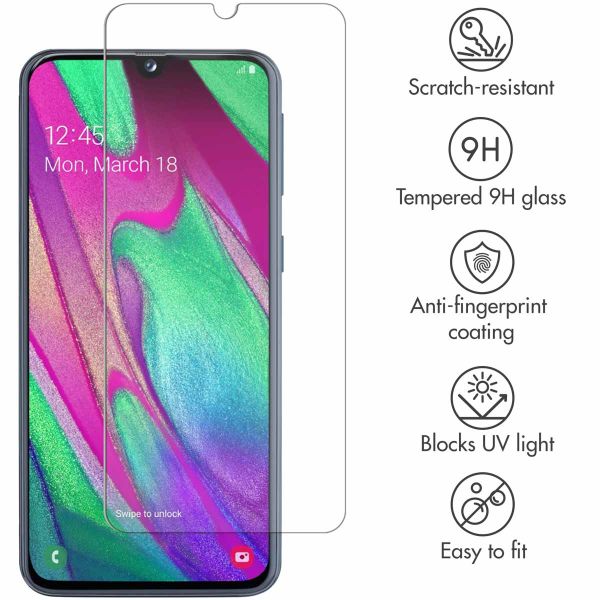 Selencia Gehard Glas Screenprotector Samsung Galaxy A40