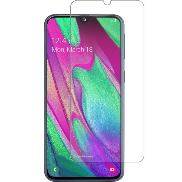 Glass Screenprotector + Applicator Samsung Galaxy A40 - Screenprotector