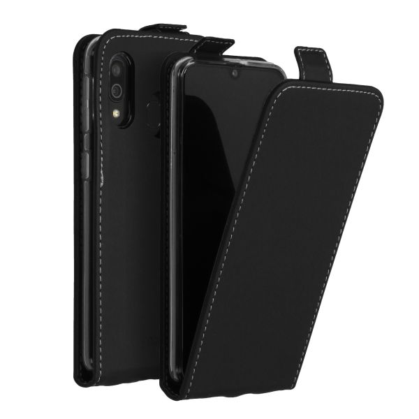 Accezz Flipcase Samsung Galaxy A40 - Zwart / Schwarz / Black
