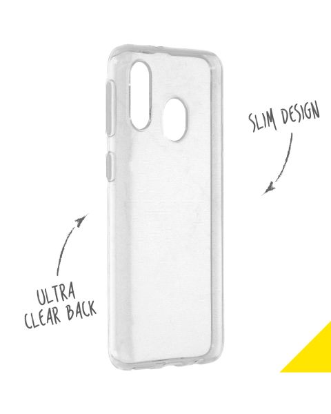 Accezz Clear Backcover Samsung Galaxy A40 - Transparant / Transparent