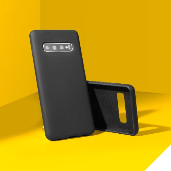 Accezz Liquid Silicone Backcover Samsung Galaxy A40 - Rood / Rot / Red