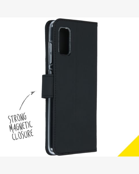 Accezz Wallet Softcase Bookcase Samsung Galaxy A41 - Zwart / Schwarz / Black