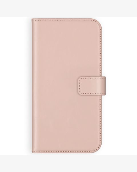 Selencia Echt Lederen Bookcase Samsung Galaxy A41 - Roze / Rosa / Pink