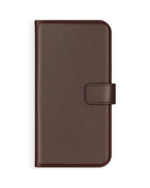 Selencia Echt Lederen Bookcase Samsung Galaxy A42 - Bruin / Braun  / Brown