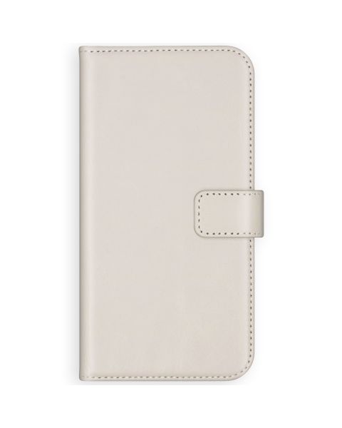 Selencia Echt Lederen Bookcase Samsung Galaxy A42 - Lichtgrijs / Hellgrau    / Light Gray
