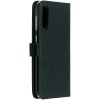 Selencia Echt Lederen Bookcase Samsung Galaxy A50 / A30s - Groen / Grün  / Green