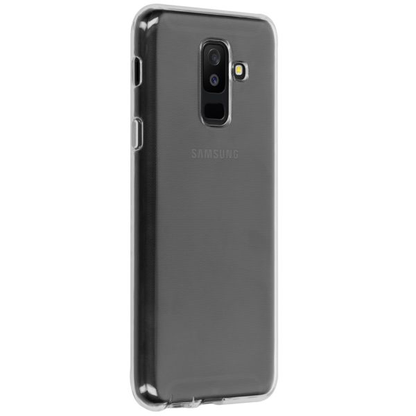 Clear Backcover Samsung Galaxy A6 Plus (2018) - Transparant / Transparent