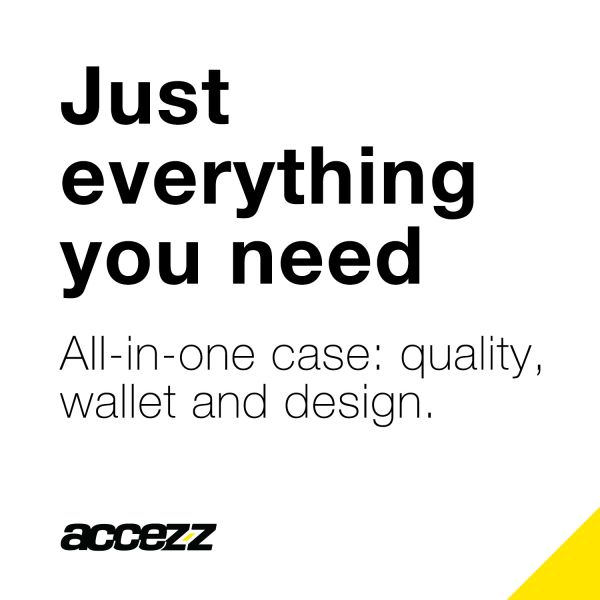 Accezz Wallet Softcase Bookcase Samsung Galaxy A70 - Zwart / Schwarz / Black
