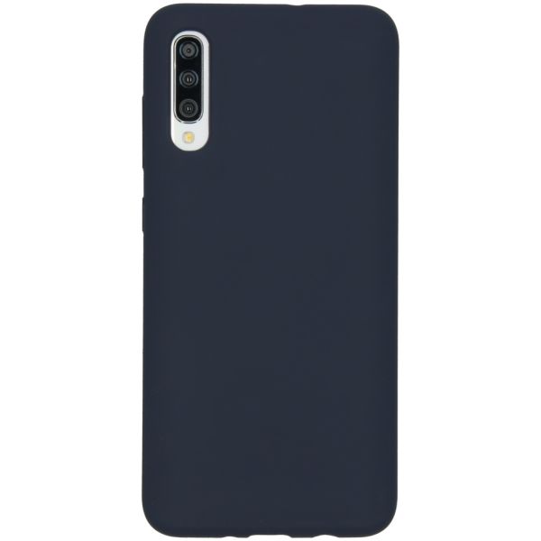 Liquid Silicone Backcover Samsung Galaxy A70 - Blauw - Blauw / Blue