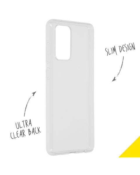 Accezz Clear Backcover Samsung Galaxy A72 - Transparant / Transparent