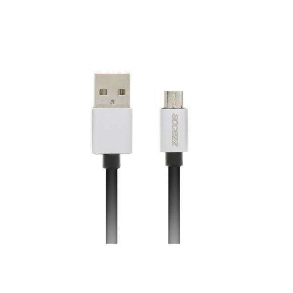 Fast Charging Micro-USB naar USB-kabel 1 meter - Zwart / Black