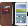 Echt Lederen Booktype Samsung Galaxy S5 (Plus) / Neo - Bruin / Brown