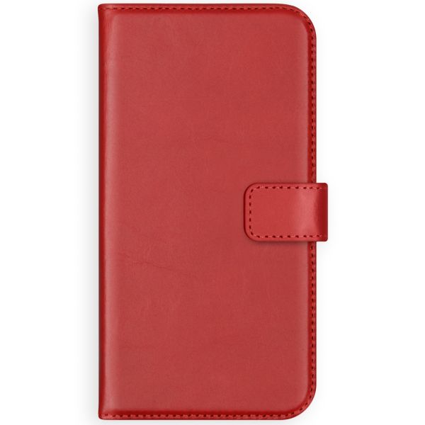 Selencia Echt Lederen Bookcase Samsung Galaxy S9 - Rood / Rot / Red