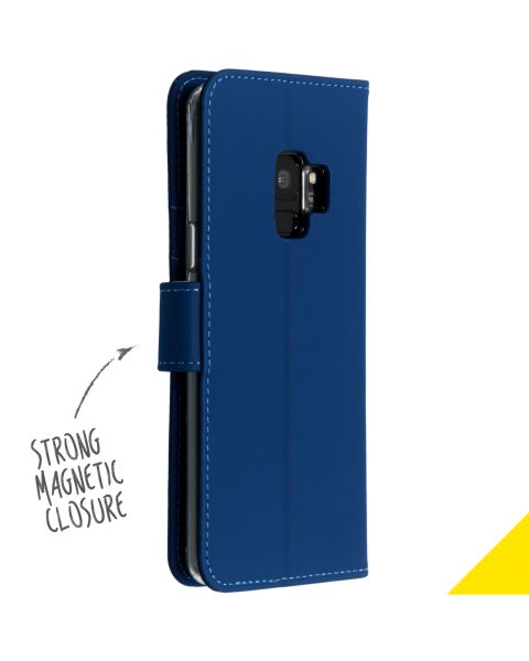 Wallet Softcase Booktype Samsung Galaxy S9 - Blauw / Blue