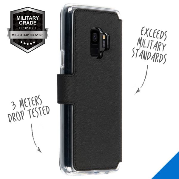 Xtreme Wallet Booktype Samsung Galaxy S9 - Zwart / Black