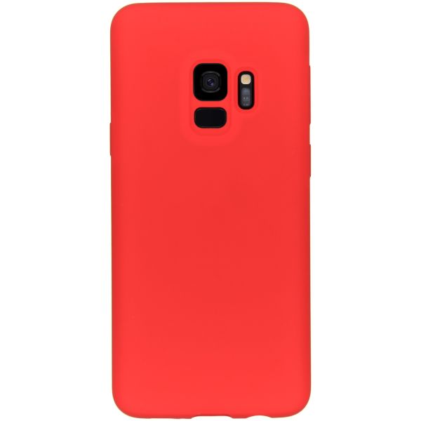 Liquid Silicone Backcover Samsung Galaxy S9 - Rood - Rood / Red