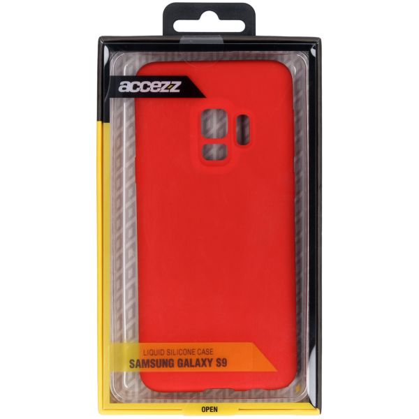 Liquid Silicone Backcover Samsung Galaxy S9 - Rood - Rood / Red