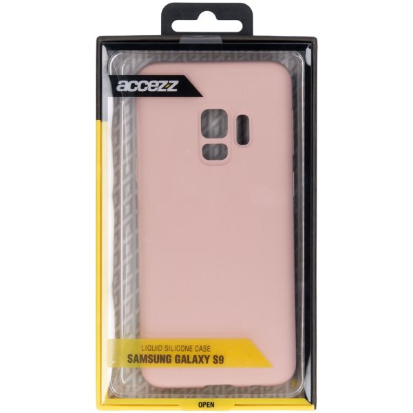 Liquid Silicone Backcover Samsung Galaxy S9 - Roze - Roze / Pink
