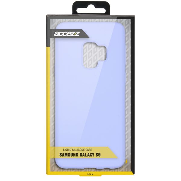 Liquid Silicone Backcover Samsung Galaxy S9 - Paars - Paars / Purple
