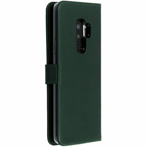 Selencia Echt Lederen Bookcase Samsung Galaxy S9 Plus