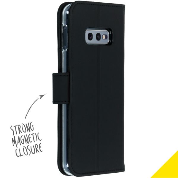 Wallet Softcase Booktype Samsung Galaxy S10e - Zwart / Black