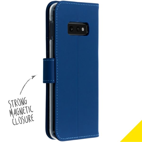Wallet Softcase Booktype Samsung Galaxy S10e - Blauw / Blue